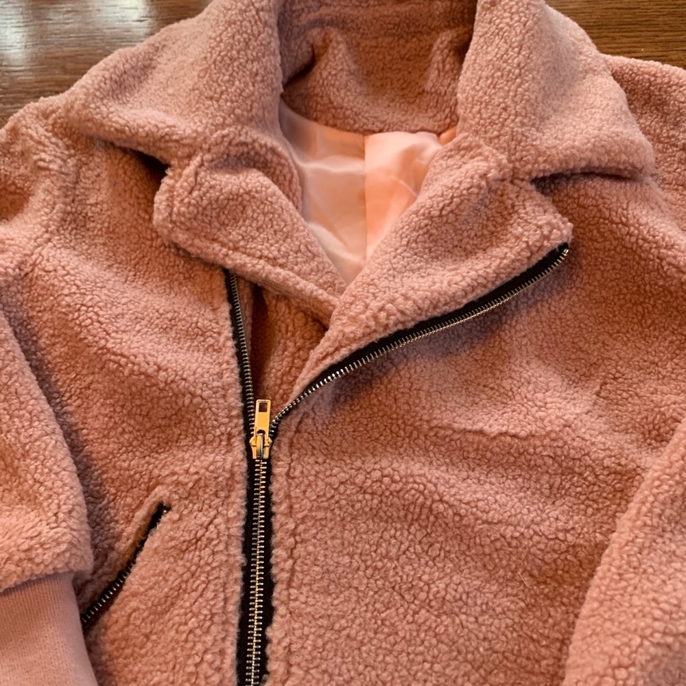 1 LEFT Women’s  teddy style JACKET SHERPA - Picture 3 of 8